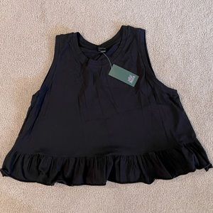 NWT Wild Fable Black Tank